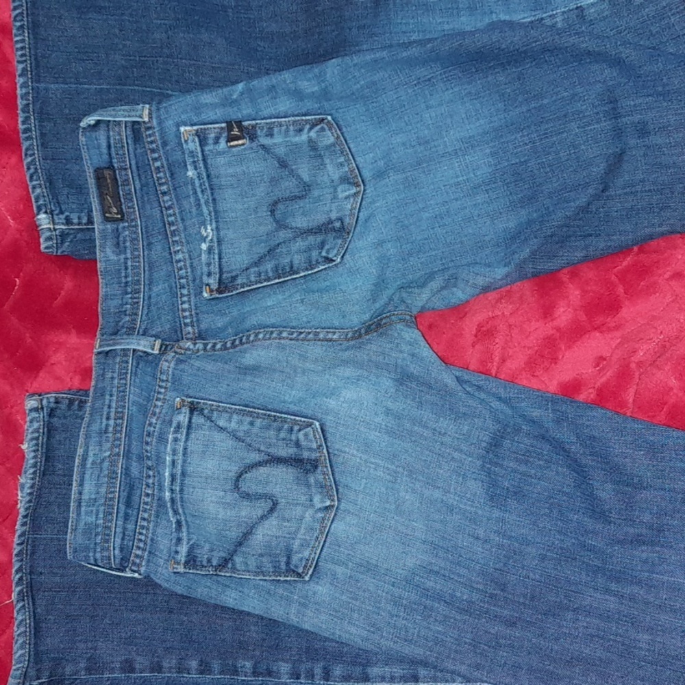 Citizens of Humanity Low Waist Flair Ingrid #002 Medium Wash Denim Jeans - Picture 6 of 12